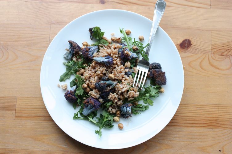 Farro_cauliflower_arugula_bird's_eye