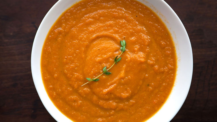 Roasted-carrot-soup