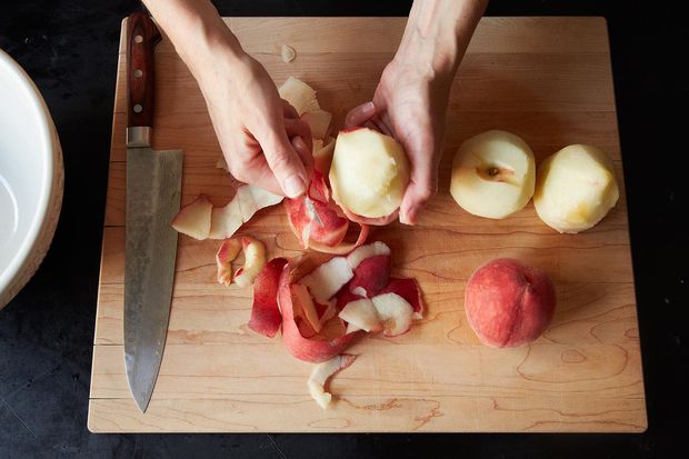 White Peach and Lemon Thyme Galette