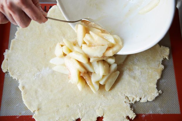 White Peach and Lemon Thyme Galette