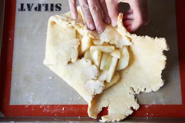 White Peach and Lemon Thyme Galette