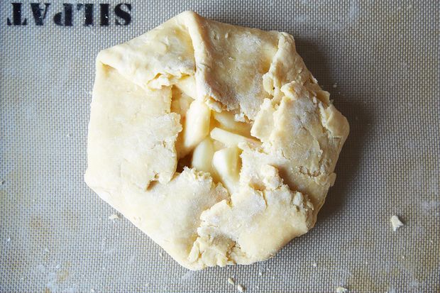 White Peach and Lemon Thyme Galette