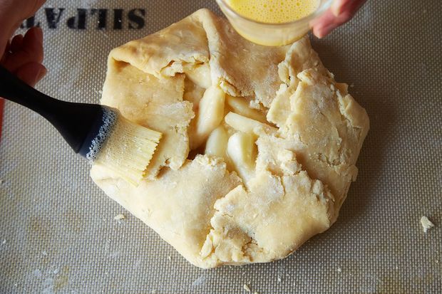 White Peach and Lemon Thyme Galette