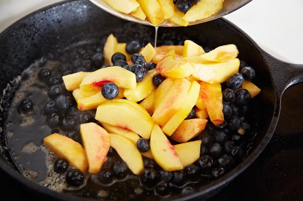 Perfect Peach-Blueberry Pandowdy