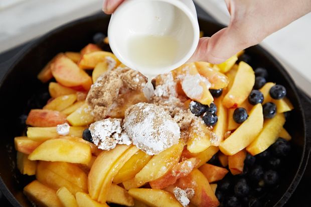 Perfect Peach-Blueberry Pandowdy
