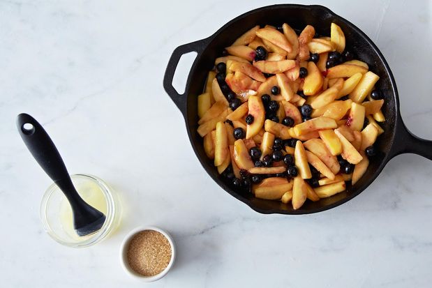 Perfect Peach-Blueberry Pandowdy