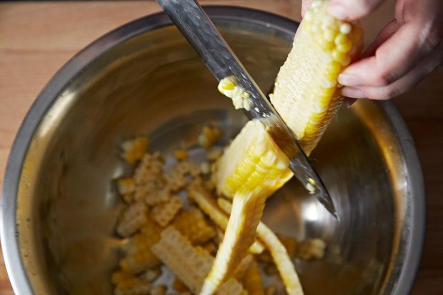 Tomato Salad with Corn, Summer Squash and Roasted Onions