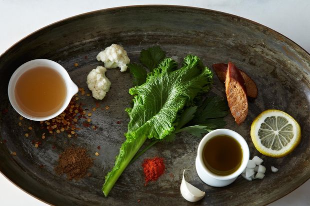 Caul-do Verde (Portuguese Caldo Verde with Cauliflower)