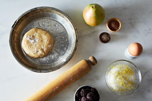 Masala Spiced Pear Pie