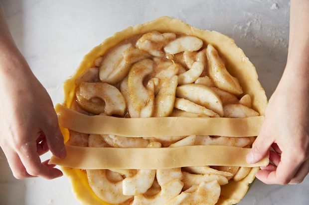 Masala Spiced Pear Pie