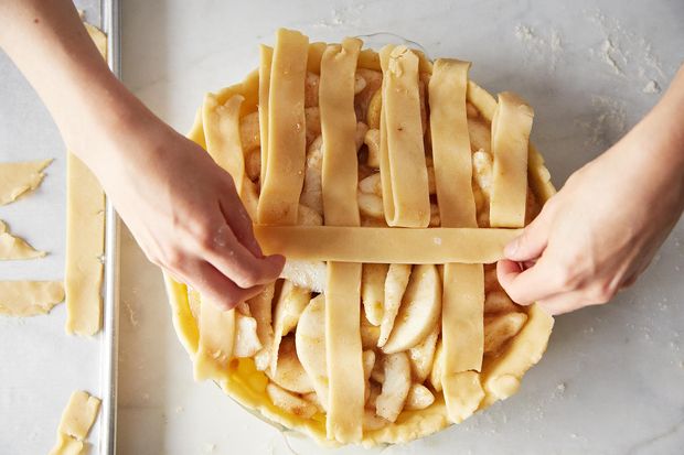 Masala Spiced Pear Pie