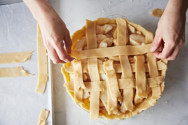 Masala Spiced Pear Pie