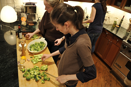 Roasted Broccoli with Smoked Paprika Vinaigrette and Marcona Almonds