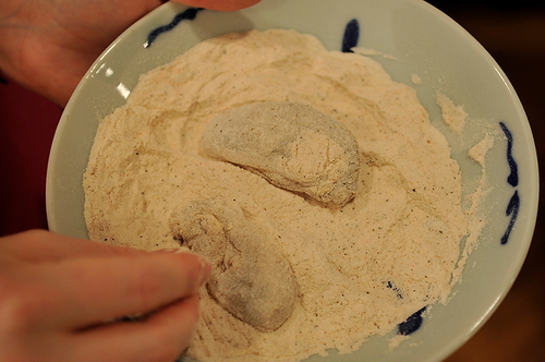 Fried Oysters with Saffron Aioli