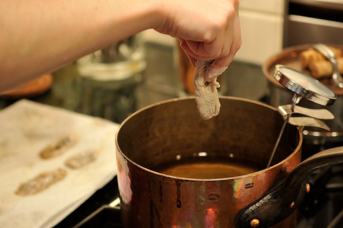 Fried Oysters with Saffron Aioli