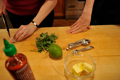 Grilled (or Broiled) Oysters with a Sriracha Lime Butter