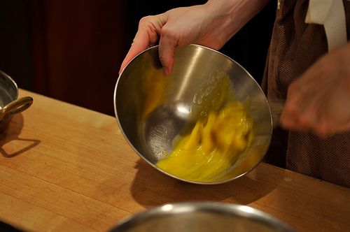 Airy Rosemary Citrus Pignole Bread Pudding