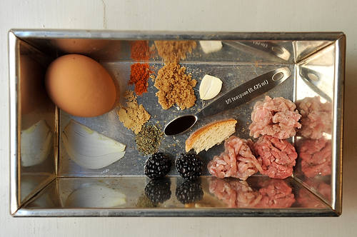 Meatloaf with Blackberry Barbecue Sauce