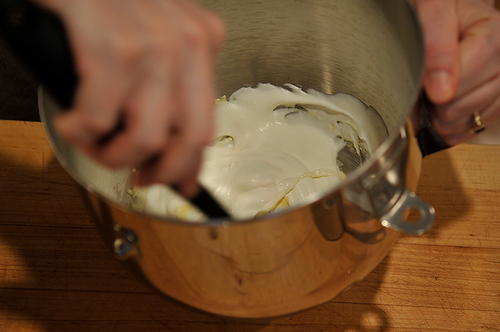 Saffron Semifreddo with Cherry-Cardamom Syrup and Salted Honey-Hazelnuts