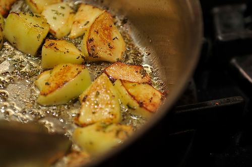 Pork Brined in Rum and Cider with Apples
