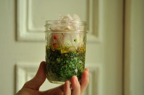 Thai-Inspired Asparagus Salad with Fried Meyer Lemon