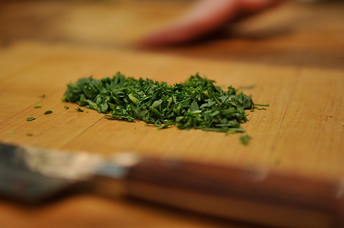 Seared Scallops with Spring Onion and Tarragon Cream