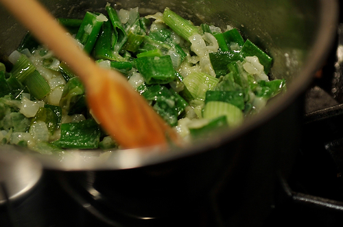 Seared Scallops with Spring Onion and Tarragon Cream