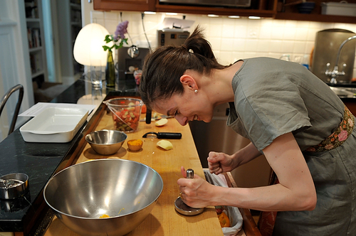 Rhubarb with Earl Grey Tea, Cardamom, and Orange Zest