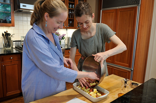 Rhubarb with Earl Grey Tea, Cardamom, and Orange Zest