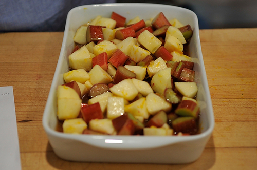 Rhubarb with Earl Grey Tea, Cardamom, and Orange Zest