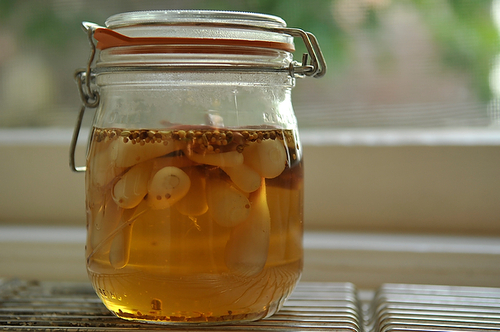 Sweet & Spicy Pickled Ramps