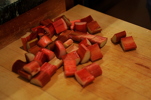Rhubarb Curd Shortbread