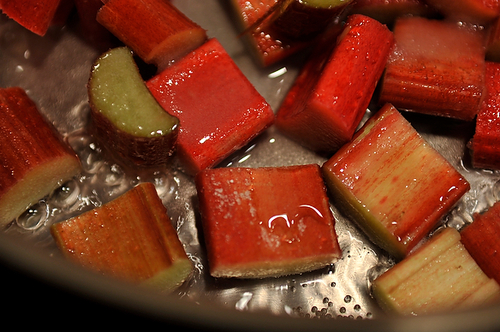 Rhubarb Curd Shortbread