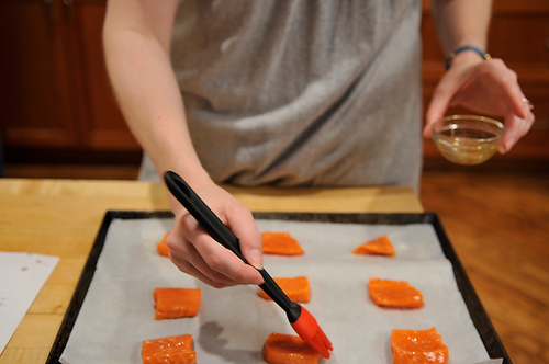 Salmon in Sorrel Sauce