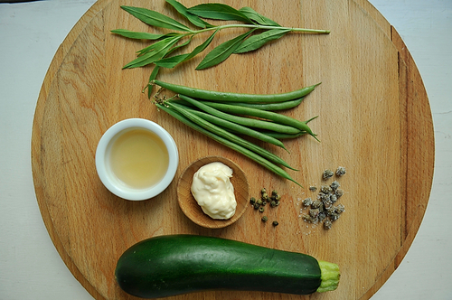 French Bean Salad with Tarragon and Green Peppercorn