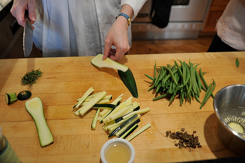 French Bean Salad with Tarragon and Green Peppercorn