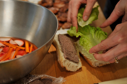 Caramelized Pork Bánh Mì