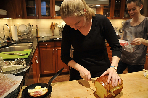 Brie and Prosciutto Melt