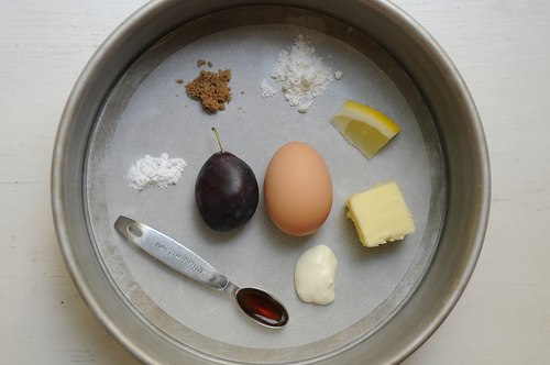 Late Summer Plum Cake