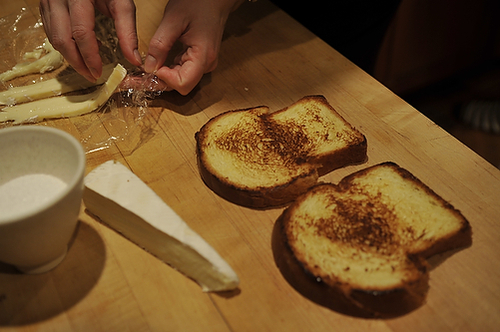 Brie and Prosciutto Melt