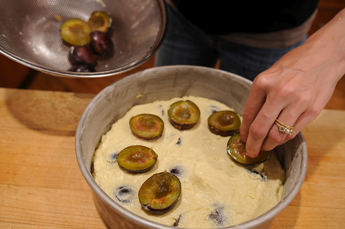 Late Summer Plum Cake
