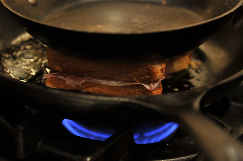 Brie and Prosciutto Melt