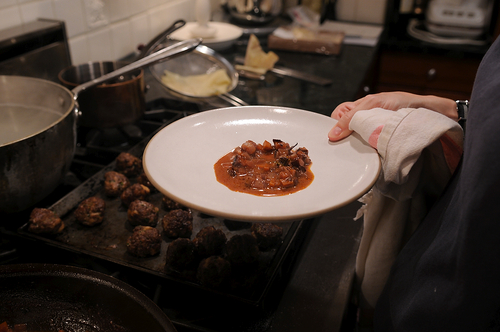 Meatballs Emilia-Romagna with Pasta Sheets
