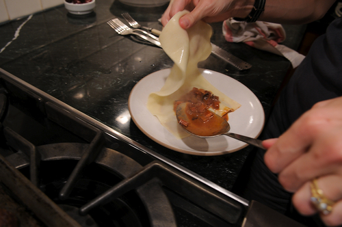 Meatballs Emilia-Romagna with Pasta Sheets