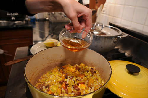 Corn, Bacon, and Clam Stew