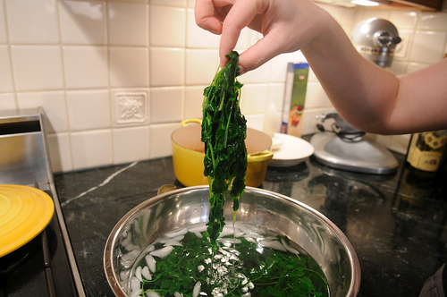 Roasted Red Pepper Soup with Corn and Cilantro