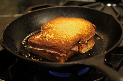 Brie and Prosciutto Melt