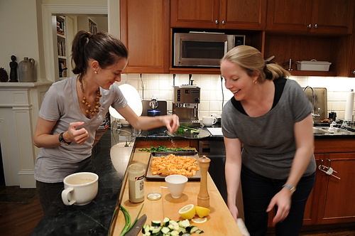 Yam, Zucchini, and Chickpea Salad