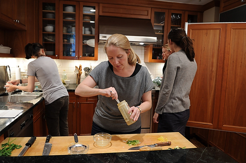 Yam, Zucchini, and Chickpea Salad