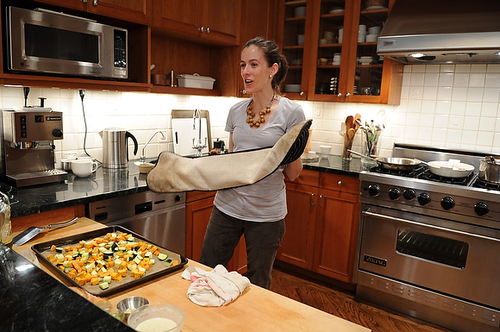 Yam, Zucchini, and Chickpea Salad